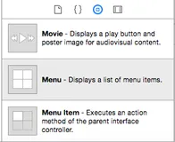 AppleWatch开发入门五——菜单控件的使用