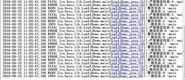 log4j-使用详解与Java的实例应用