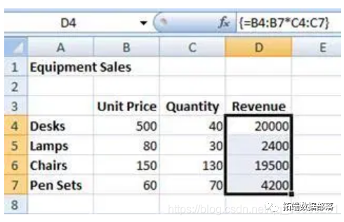 Excel实例:数组公式和函数