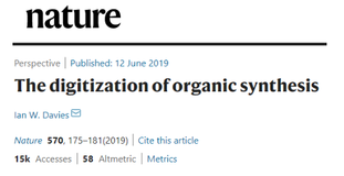 Nature | 有机合成的数字化