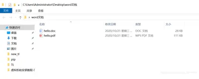 Python 技术篇-利用Office VBA实现word文档转化为pdf文档实例演示