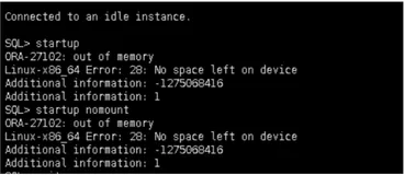 Oracle运维笔记之ORA-27102错误处理