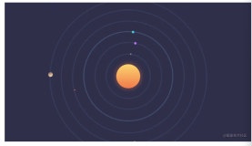 【中秋】模拟太阳系行星的公转