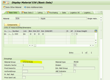 SAP Retail MM42不能修改物料的物料组