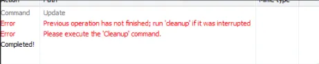 SVN更新Cleanup提示database is locked