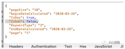 iOS网络请求小知识： get 和post 布尔值参数处理