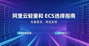 阿里云轻量应用服务器和云服务器ECS深度对比，选哪个？一句话看懂