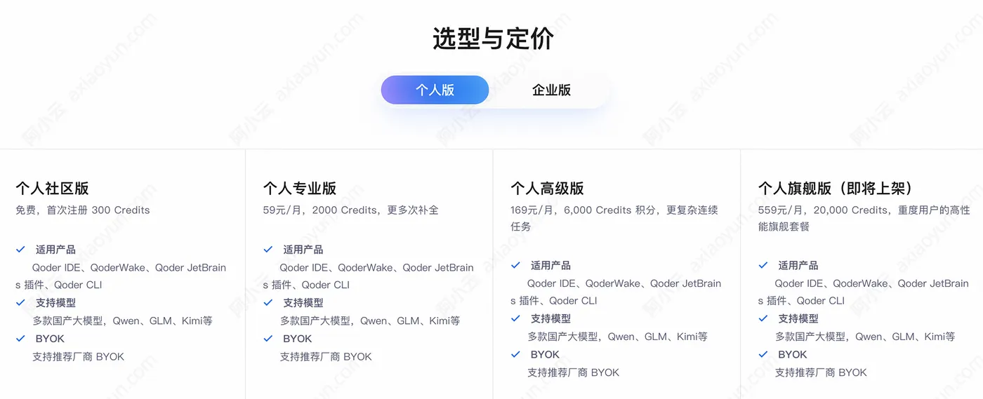 QoderCN收费价格