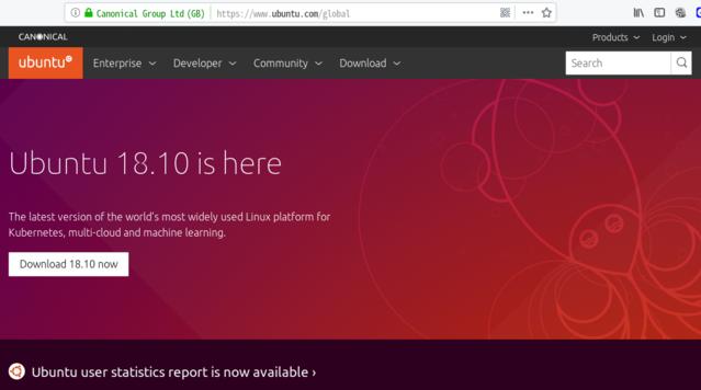 linux系统｜Ubuntu 18.10 如期正式发布，新面孔新技术都来了