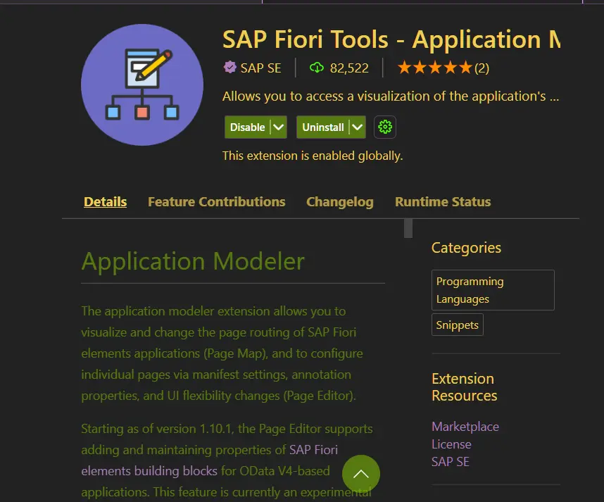 SAP Fiori Tools Application Modeler Page Map 标题的数据源