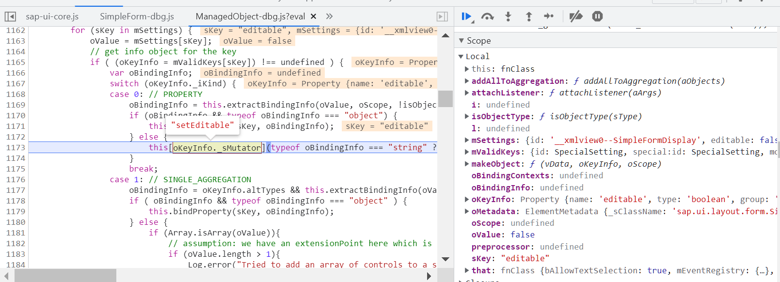 SAP UI5 SimpleForm 控件实例的初始化调试-阿里云开发者社区