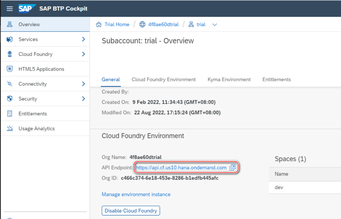 关于使用命令行 cf login 登录 SAP BTP CloudFoundry 环境的问题