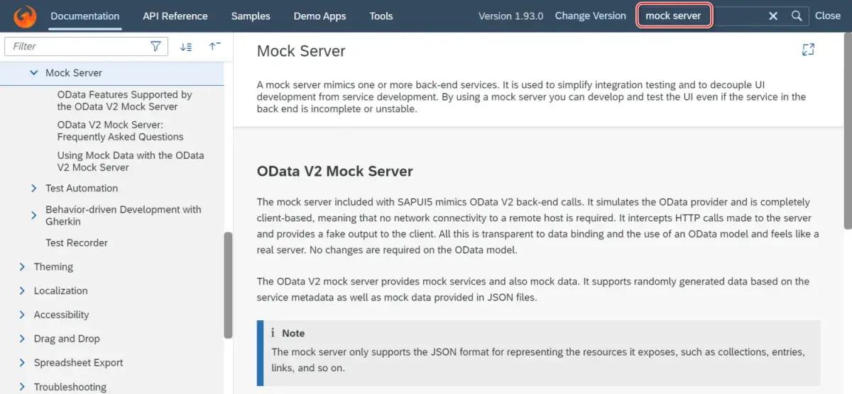 Open UI5 前端开发框架配套的 Mock Server 工作原理解析