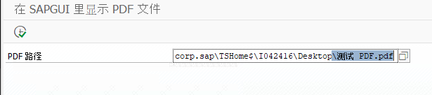 如何在 SAPGUI 里显示上传到 ABAP 服务器的 PDF 文件试读版