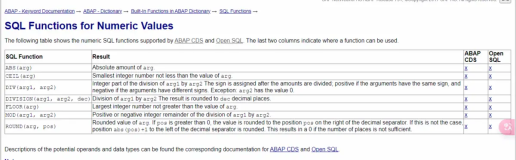 ʲô ABAP SQL Function