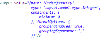 SAP UI5 数据类型(data type) 学习笔记