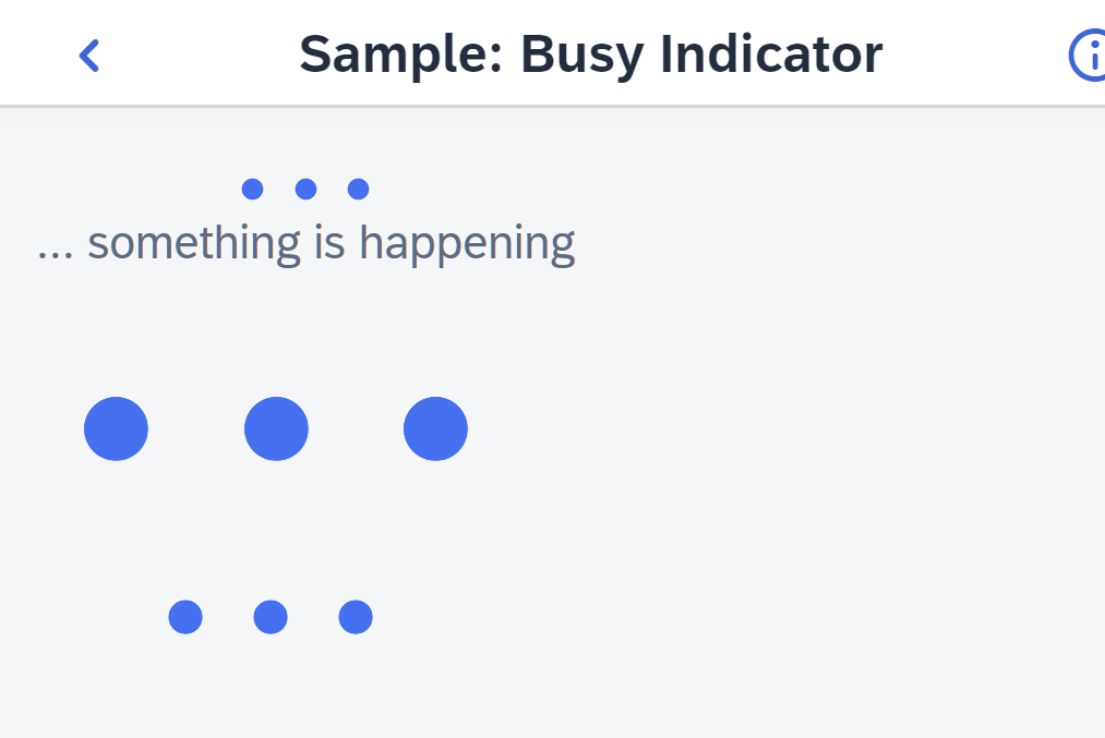 SAP UI5 里的 Busy Indicator 控件使用概述