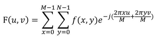 二维离散傅里叶变换