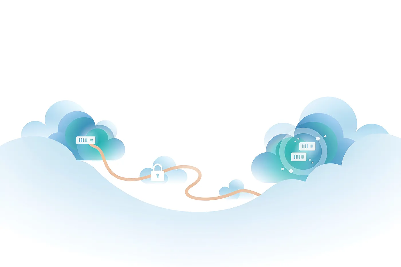 私网连接 PrivateLink：两朵云经封闭私网管道互通，数据不出公网