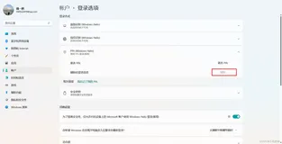 图文详细解决Windows11设置删除pin开机登录验证