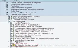 SAP MM IV中的Duplicated Invoice Check功能的测试
