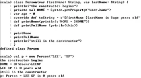 【Scala】Scala之Classes and Properties(一）