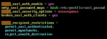 CentOS8配置Postfix开启SASL找不到服务