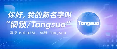 你好，我的新名字叫“铜锁/Tongsuo”