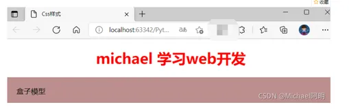 python web开发 CSS基础