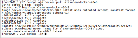 centos7下docker搭建2048小游戏