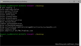 Git - 修改 Config 配置用户名和邮箱