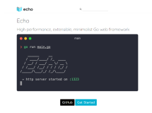 回声嘹亮 之 Go 的 Echo 框架 —— 上手初体验