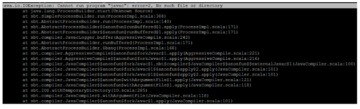 javaioIOException - Cannot run program javac error 2 No such file or direct