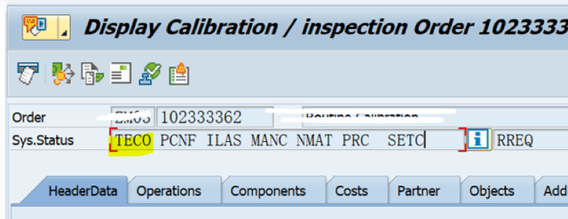 SAP PM 初级系列21 - 一个技术关闭的维修工单不能再被修改了！