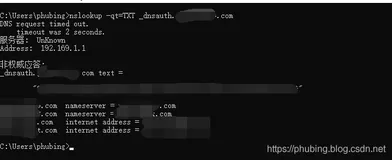 申请SSL证书时，使用nslookup查询域名解析的TXT记录是否成功