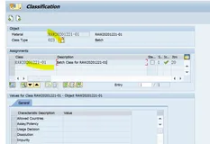SAP 物料主数据分类视图维护了批次分类特性值以后，不允许去批次主数据里覆盖了？