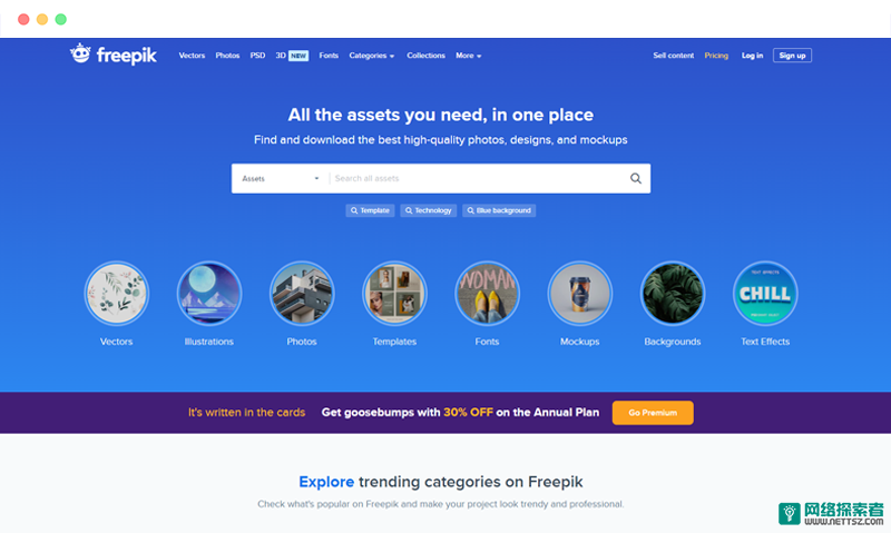 Freepik: 免费在线平面设计素材图片下载平台