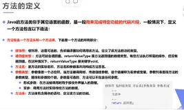 JAVA方法详解