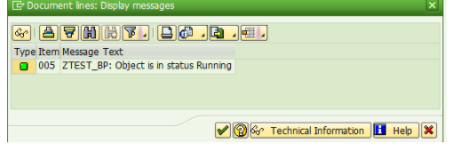 SAP CRM中间件Request download的警告信息：message Object is in status Wait