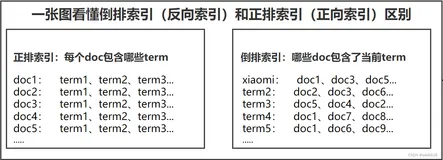 ES高频面试问题：一张图带你读懂 Elasticsearch 中“正排索引（正向索引）”和“倒排索引（反向索引）”区别
