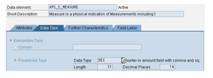 ABAP Decimal byte