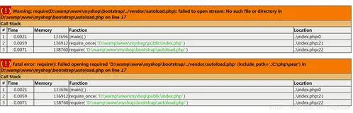 laravel解决vendor缺失的问题: