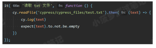 Cypress系列（94）- readFile() 命令详解 