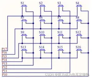 复习单片机：矩阵按键(内含1 矩阵按键介绍+2 硬件设计+3 软件设计+4原始代码+5 实验现象)