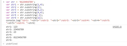 js中substring()和substr()的使用及区别