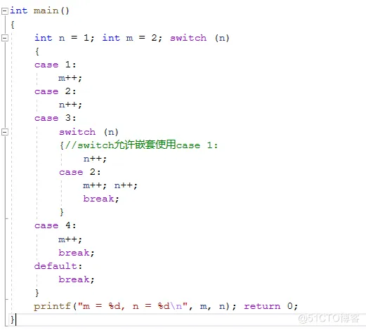 分支与循环语句(if…else , switch...case , default)_C语言_13