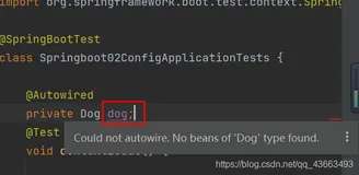 idea springboot无法自动装配Could not autowire. No beans of ‘Xxx‘ type found.