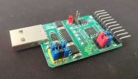 可编程 USB 转串口适配器开发板电压设置