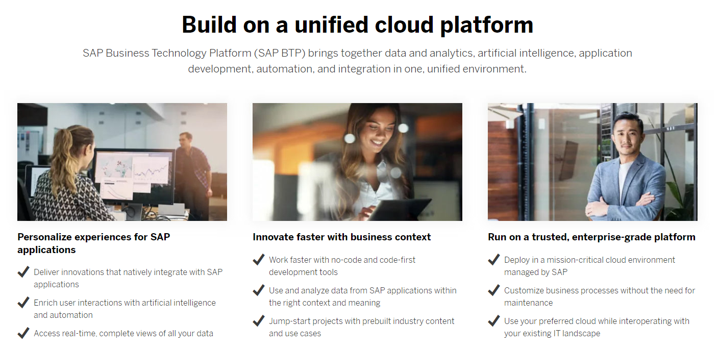 什么是 SAP 云平台的 multi-cloud architecture