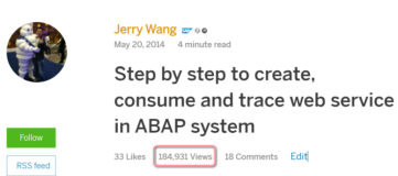 最详细的 SAP ABAP Web Service 创建和消费步骤讲解